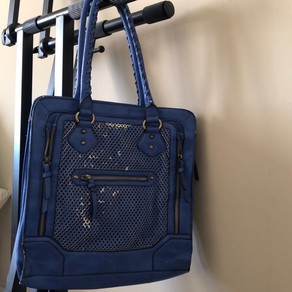 Blue Aldo Satchel Bag